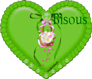 Gif animé bisous coussin